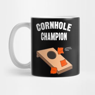 Cornhole Champion Funny Bean Bag Toss Mug